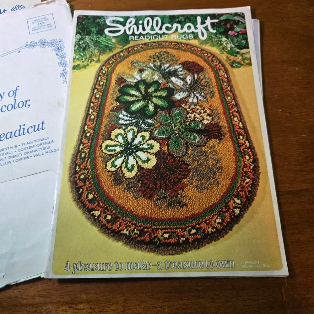 Skillcraft Readicut Rugs Vintage Color Catalog Samples Ephemera